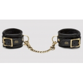 Черные наручники Bound to You Faux Leather Wrist Cuffs - Fifty Shades of Grey - купить с доставкой в Вологде