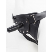 Черный пояс для насадок CLASS STRAP Restyling - LOVETOY (А-Полимер) - купить с доставкой в Вологде
