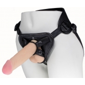 Пояс харнесс BEST UNI strap с 2 насадками - 18 и 22 см. - LOVETOY (А-Полимер) - купить с доставкой в Вологде