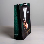 Бумажный пакет «Лучшему!» - 23 х 27 см. - Сима-Ленд - купить с доставкой в Вологде