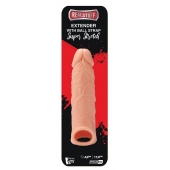 Телесная насадка EXTENDER WITH BALL STRAP 6.5 - 17 см. - Dream Toys - в Вологде купить с доставкой