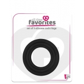 Набор из 3 эрекционных колец SILICONE COCKRINGS - Dream Toys - в Вологде купить с доставкой