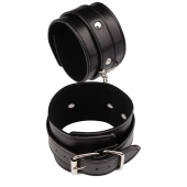 Черные оковы Classic Ankle Cuffs - Chisa - купить с доставкой в Вологде