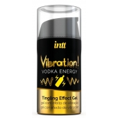 Жидкий интимный гель с эффектом вибрации Vibration! Vodka Energy - 15 мл. - INTT - купить с доставкой в Вологде