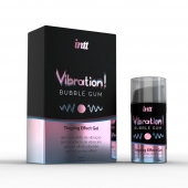 Жидкий интимный гель с эффектом вибрации Vibration! Bubble Gum - 15 мл. - INTT - купить с доставкой в Вологде