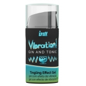 Жидкий интимный гель с эффектом вибрации Vibration! Gin   Tonic - 15 мл. - INTT - купить с доставкой в Вологде