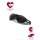 Черная плотная силиконовая маска - ToyFa - купить с доставкой в Вологде