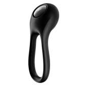 Черное эрекционное виброкольцо Majestic Duo - Satisfyer - в Вологде купить с доставкой