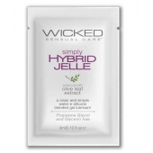 Гель-лубрикант на водно-силиконовой основе Simply Hybrid Jelle - 3 мл. - Wicked - купить с доставкой в Вологде