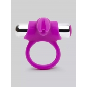 Лиловое виброкольцо с пультом ДУ Remote Control Cock Ring - Happy Rabbit - в Вологде купить с доставкой