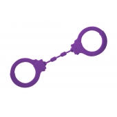 Фиолетовые силиконовые поножи Limitation - Lola Games - купить с доставкой в Вологде