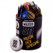 Текстурированные презервативы в кейсе MAXUS So Much Sex - 100 шт. - Maxus - купить с доставкой в Вологде