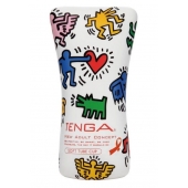 Мастурбатор-туба Keith Haring Soft Tube CUP - Tenga - в Вологде купить с доставкой