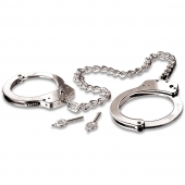 Металлические наручники Metal Leg Cuffs - Pipedream - купить с доставкой в Вологде
