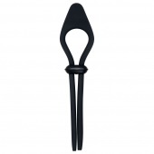 Черное эрекционное лассо с вибропулей Black Tie Affair - Zero Tolerance - в Вологде купить с доставкой