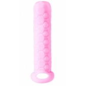 Розовый фаллоудлинитель Homme Long - 13,5 см. - Lola Games - в Вологде купить с доставкой