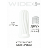 Белый фаллоудлинитель Homme Wide - 11 см. - Lola Games - в Вологде купить с доставкой