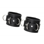 Черные наручники Anonymo на сцепке - ToyFa - купить с доставкой в Вологде