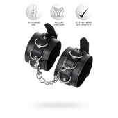 Черные оковы Anonymo из искусственной кожи - ToyFa - купить с доставкой в Вологде