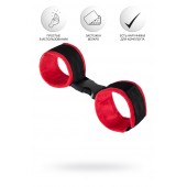 Красно-черные велюровые оковы Anonymo - ToyFa - купить с доставкой в Вологде