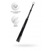 Черный флоггер Anonymo - 64 см. - ToyFa - купить с доставкой в Вологде