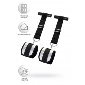 Черно-серебристые фиксаторы для рук на дверь Anonymo - ToyFa - купить с доставкой в Вологде