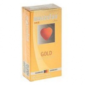 Презервативы Masculan Ultra Gold с золотым напылением и ароматом ванили - 10 шт. - Masculan - купить с доставкой в Вологде