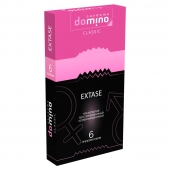 Презервативы с точками и рёбрышками DOMINO Classic Extase - 6 шт. - Domino - купить с доставкой в Вологде