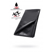 Черная простыня для секса из ПВХ - 220 х 200 см. - ToyFa - купить с доставкой в Вологде