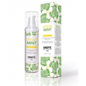 Разогревающее массажное масло Gourmet Spearmint Organic с органическими ингредиентами - 50 мл. - Exsens - купить с доставкой в Вологде
