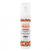 Разогревающее массажное масло Gourmet White Peach Organic с органическими ингредиентами - 50 мл. - Exsens - купить с доставкой в Вологде