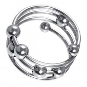 Большое металлическое кольцо под головку пениса - ToyFa - купить с доставкой в Вологде