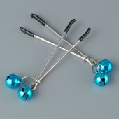 Зажимы на соски с колокольчиками на конце - Sitabella - купить с доставкой в Вологде