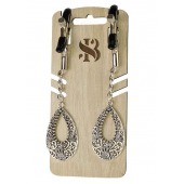 Изысканные зажимы на соски с подвесками  Шахерезада - Sitabella - купить с доставкой в Вологде