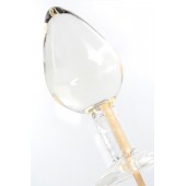 Прозрачный леденец в форме малой анальной пробки со вкусом пина колада - Sosuчki - купить с доставкой в Вологде