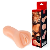 Телесный реалистичный мастурбатор в виде вагины - Bior toys - в Вологде купить с доставкой