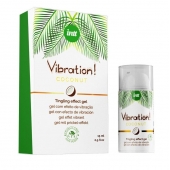 Возбуждающий гель с ароматом кокоса Vibration Coconut - 15 мл. - INTT - купить с доставкой в Вологде