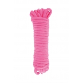 Розовая веревка для связывания Sweet Caress Rope - 10 метров - Sweet Caress - купить с доставкой в Вологде