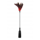 Стек-щекоталка Sweet Caress Feather Whip - 58 см. - Sweet Caress - купить с доставкой в Вологде