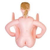 Надувная секс-кукла с реалистичной головой и поднятыми ножками - ToyFa - в Вологде купить с доставкой