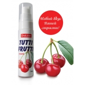 Гель-смазка Tutti-frutti с вишнёвым вкусом - 30 гр. - Биоритм - купить с доставкой в Вологде