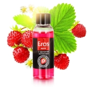 Массажное масло Eros fantasy с ароматом земляники - 50 мл. - Биоритм - купить с доставкой в Вологде