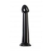 Черный фаллоимитатор Jelly Dildo M - 18 см. - Toyfa Basic