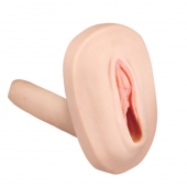 Мастурбатор-вагина с вибрацией и выносным пультом управления REALSTUFF SMOOTH   BALD - Dream Toys - в Вологде купить с доставкой