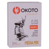 Набор из 4 презервативов OKOTO MegaMIX - Sitabella - купить с доставкой в Вологде