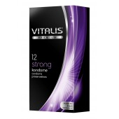 Презервативы с утолщённой стенкой VITALIS PREMIUM strong - 12 шт. - Vitalis - купить с доставкой в Вологде