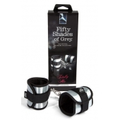 Серо-черные наручники Totally His - Fifty Shades of Grey - купить с доставкой в Вологде