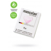 Супертонкие презервативы Masculan Pur - 3 шт. - Masculan - купить с доставкой в Вологде