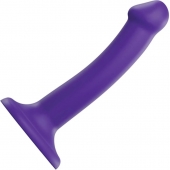 Фиолетовый фаллоимитатор-насадка Strap-On-Me Dildo Dual Density size S - 17 см. - Strap-on-me - купить с доставкой в Вологде