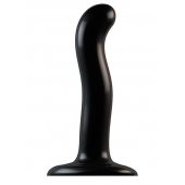 Черный фаллоимитатор-насадка Strap-On-Me P G spot Dildo size S - 16,4 см. - Strap-on-me - купить с доставкой в Вологде